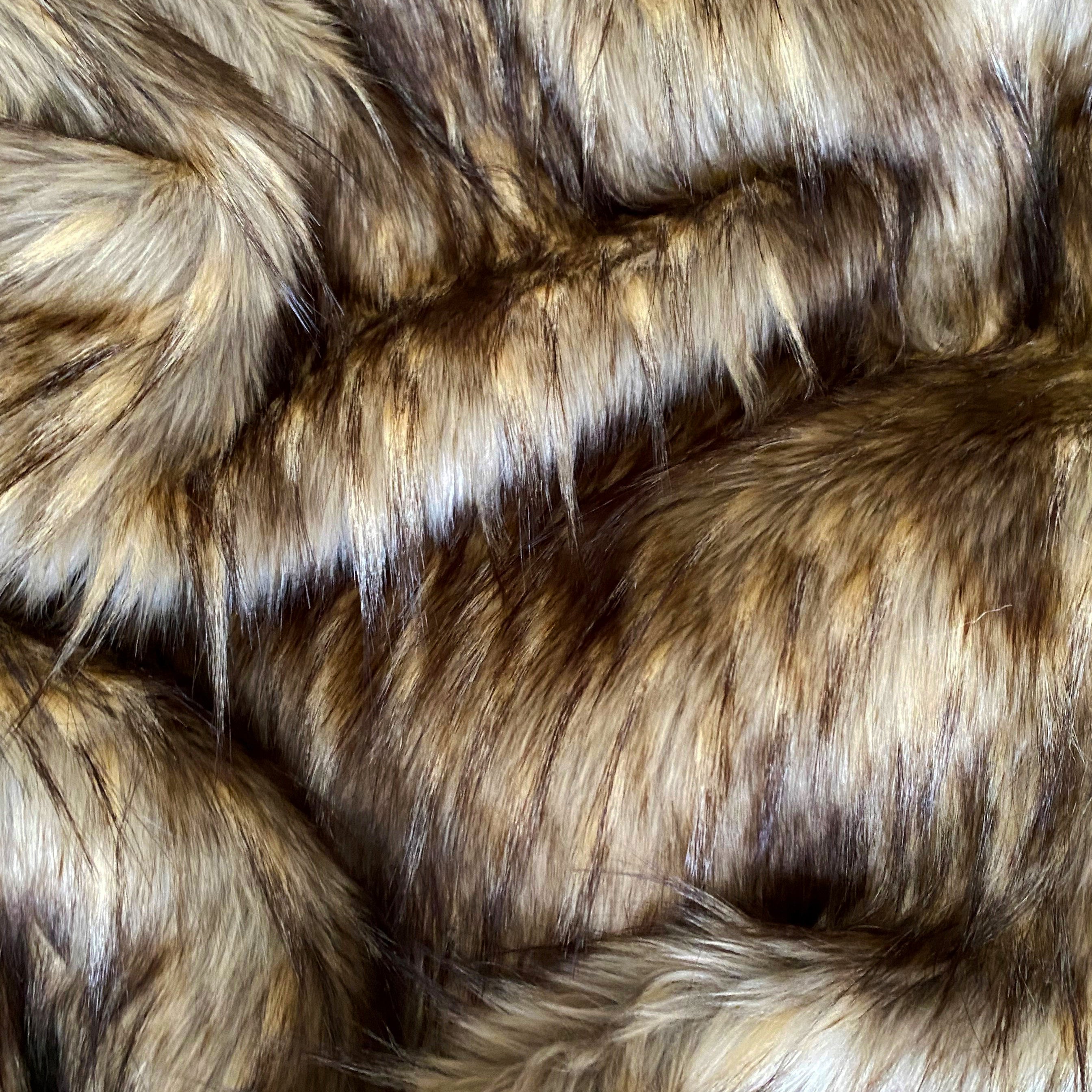 Extra Long Pile Faux Fur Fabric -  Canada