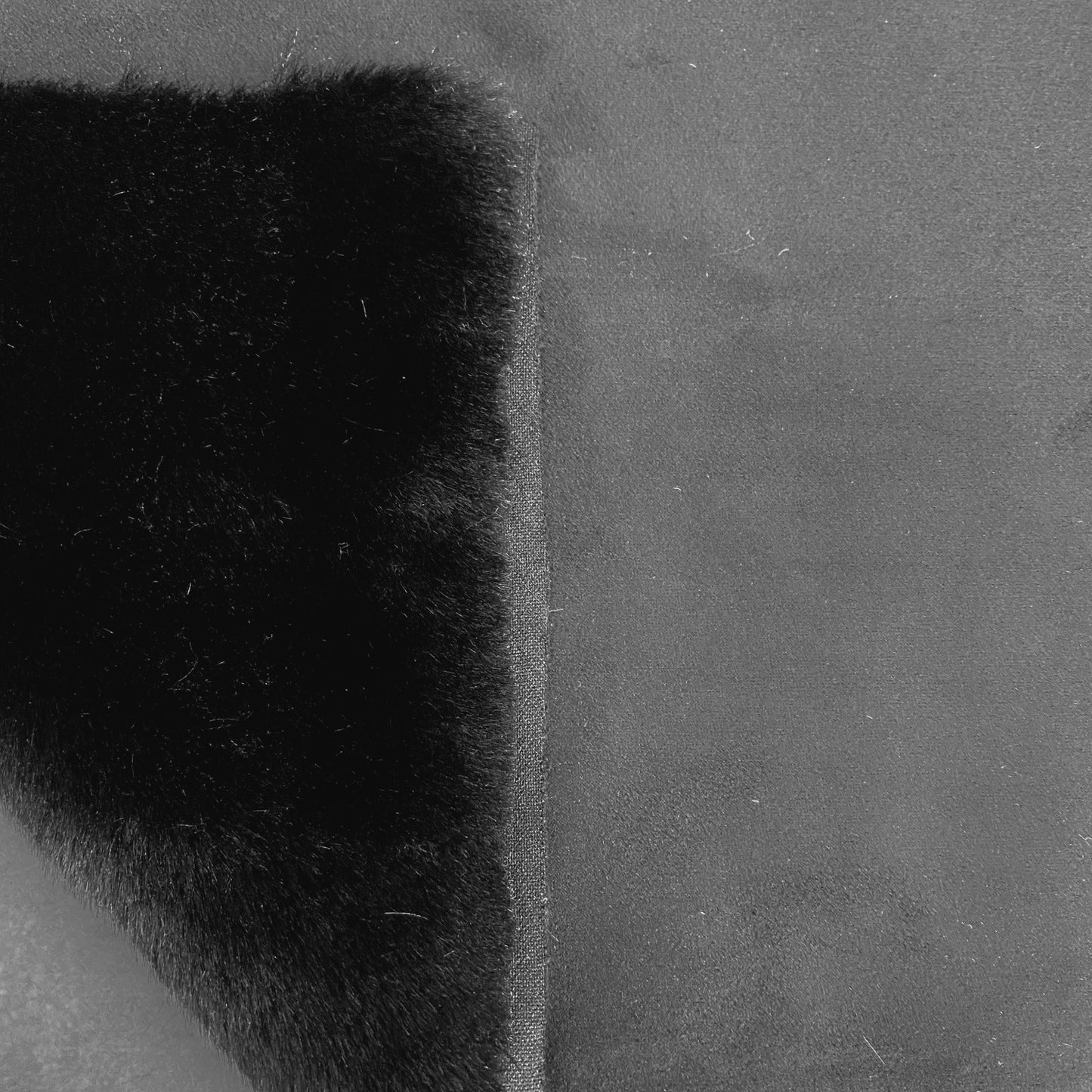 Faux Shearling Black